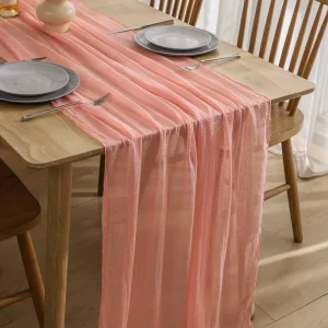 Eco-Friendly Accept Customized Designs Table Runner for Wedding Decoration Party Outdoor Restaurant