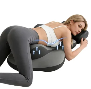 Eco Friendly Adjustable Memory Foam Body Pillow Prone Reading Bed Support Camping Couples Breathable Deep Ergonomic