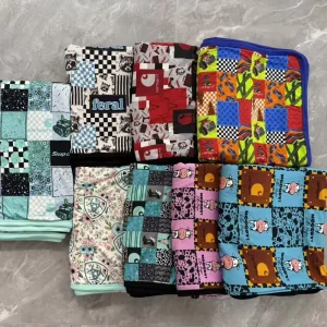 Eco Friendly Bamboo Double Layered Baby Blanket Newborn Friendly Bamboo Fiber New Printing Comfortable Bamboo Kids Blanket