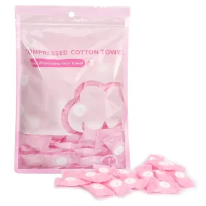 Eco Friendly Biodegradable Portable Compressed Towel Disposable Coin Tissue Magic Tablets Cotton Compressed Wipes for Travel