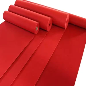 Eco Friendly Breathable Waterproof Anti Static Red Carpet for Wedding Corridor Celebration Exhibition & Moving Events