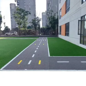Eco Friendly Colorful Artificial Grass for Outdoor School Home Garden Playground Green Landscaping Natural Grass Carpets