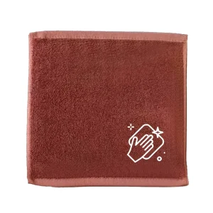 Eco Friendly Colorful Pure Cotton Embroidered Towels with Custom Logo Option Sports Pattern Face & Hand Towels