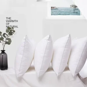 Eco Friendly Customizable Solid Back Luxury Oblong Throw Pillows Insert Core Air permeable Anti Pilling Microfiber Bed