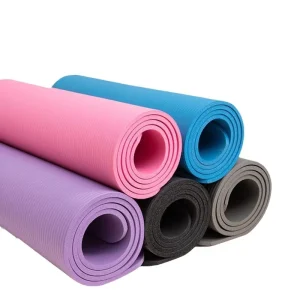 Eco Friendly Durable Lightweight NBR Yoga Mat 8mm Thick 183cm Long Anti Skid for Women Men Beginners Dance Sports Fitness