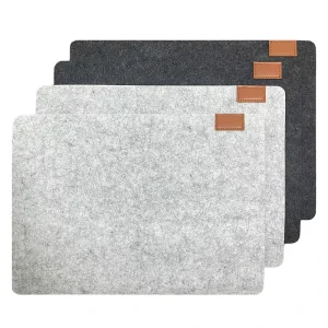 Eco Friendly Felt Placemat Set Place Mats Dining Table Placemats for Kitchen Table