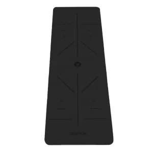 Eco Friendly Fitness Exercise Mat with Carrying Strap Home Pilates and Floor Exercises Non slip Yoga Mat