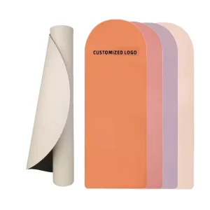 Eco Friendly Fitness Pilates Shape Exercise PU Natural Rubber Anti Slip Costom Logo Curve Arch Yoga Mat