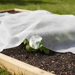 Eco Friendly Floating Cover Material Seedlings Film Non Woven Weed Barrier Fabric 100% Acrylic for Frost Prevention