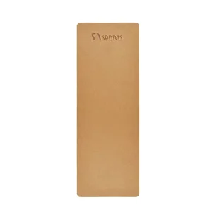 Eco-Friendly Gym Thick Material Natural Rubber Cork Yoga Mat With Custom Logo Anti-Slip Yoga Pilates 4-6mm