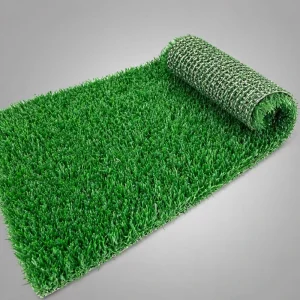 Eco Friendly Knitted Artificial Turf Roll No Toxic Heavy Metal Free Synthetic Grass Carpet for Pet Activity Area