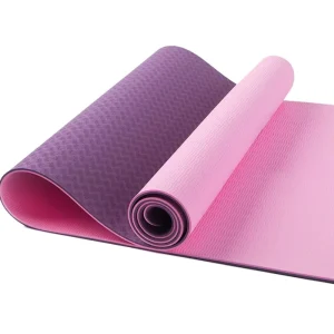 Eco Friendly Large Size Hot Yoga Mat Floor Exercises TPE Yoga Mat with Carrying Straps