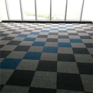 Eco Friendly Loop Pile Carpet Tile Square Modular Flooring