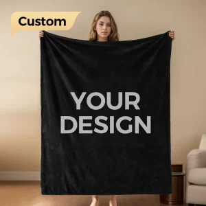 Eco Friendly Machine Washable Soft Cozy Warm Custom Printed Logo Flannel Coral Fleece Blanket