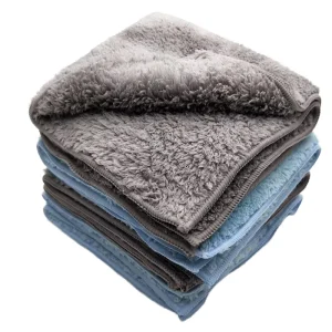 Eco Friendly Microfiber Car Kitchen Towel 200gsm Thick Absorbent Square Cloth for Vehicle and Home Use