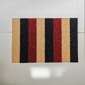 Eco Friendly Modern Striped Non Slip Durable Polypropylene Door Mat Outdoor Floor Carpet Welcome Mat Home Hotel Front