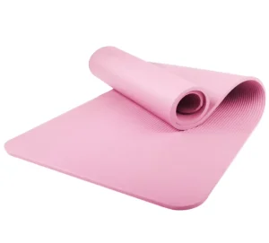 Eco Friendly NBR Yoga Mat Non Slip Cushion Exercise Mat for Pilates Home Gym Workout for Women