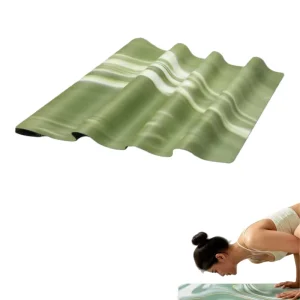 Eco Friendly Natural Rubber Yoga Mat Thick Rubber Gym Mat Contrast Color Rubber Mat for Yoga Pilates