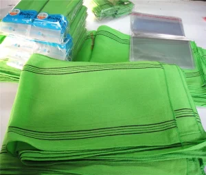 Eco Friendly Natural Viscose Korean Bath Washcloth Back Straps 30*90cm Moroccan Exfoliating Loofah for the Back