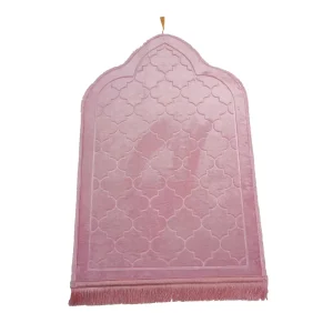 Eco Friendly Non Slip Islamic Prayer Rug Washable Muslim Prayer Mat Machine Made