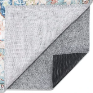 Eco Friendly Non Slip Thick Rug Pad Cushion Waterproof Carpet Pads Grey Black 2mm 4mm 10mm Polyester TPR for Home Area Rugs