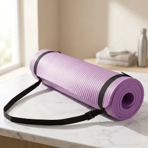 Eco-Friendly Non-Slip Yoga Mat for Pilates, Fitness, Home & Gym Exercise