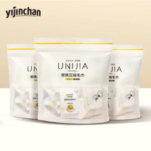 Eco Friendly Nonwoven Compressed Face Towels Portable Thickened Magic Coin Tissue Biodegradable Travel Facial Wipes Individually