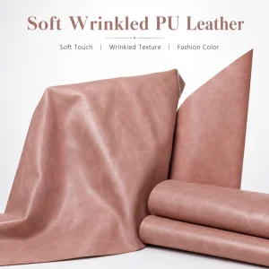 Eco Friendly PU Jacket Embossed Garment Leather Fabric Waterproof Upholstery Car Seats Curtains Furniture Mattresses