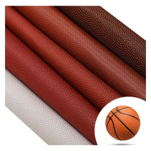 Eco Friendly PU Leather 1.3mm Wear Resistant Blank for Basketball Fabric Decorative Sofa Use