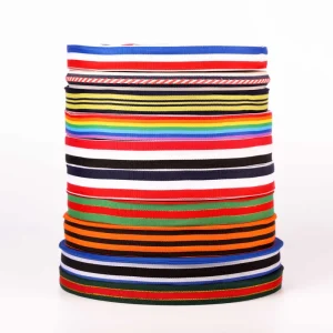 Eco Friendly Polyester Jacquard Webbing For Garment Bags And Home Textile With Customized Logo