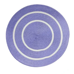 Eco-Friendly Polypropylene Braided Round Place Mat Non-Slip Washable Table Placemats for Wedding Party Home Decor