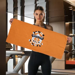 Eco Friendly Printed Personalized Microfiber Gym Fitness Outdoor Super Absorbent Quick Dry Sports Towels Custom Logo With Pocket