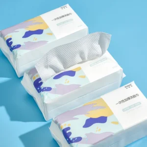 Eco-Friendly Pure Cotton Household Tissues Ultra Soft Single Layer Face Napkins for Makeup Removal Sensitive Skin