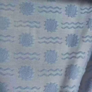 Eco Friendly Recycled Polyester Terry Cloth Fabric Quick Dry Material for Bath Towels
