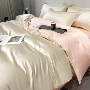 Eco Friendly Silk Smooth Bamboo Pillow Case Bed Sheets Bed Sheet 100% Bamboo Fiber Bamboo Lyocell Bedding Set