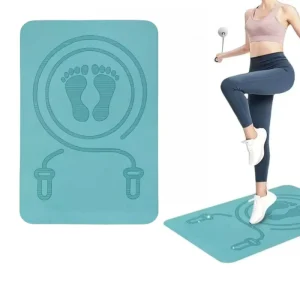 Eco Friendly TPE Jump Rope Mat Non Slip Waterproof Indoor Exercise Skipping Mat for Home Use