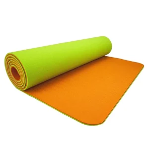 Eco Friendly TPE Yoga Mat Non Slip Printed Design Gymnastics Fitness Pilates Exercise Pad