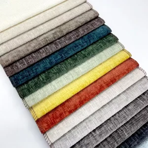 Eco Friendly Tear Resistant Ombre Printed Polyester Chenille Fabric for Luxury Sofa and Furniture Upholstery