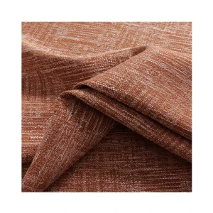 Eco Friendly Yarn Dyed 100% Polyester Knitted Jacquard Curtain Fabric Home Textile