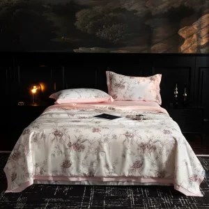 Eco Lyocell Bed Sheet Set Ultra Soft Home Bedding with Pillowcases