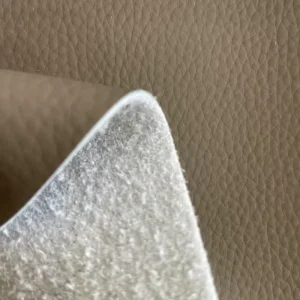 Eco PU Faux Leather Knitted Stain Resistant Sofa Fabric for Upholstery Armchair Couch Bed Car Seat Bag Toy