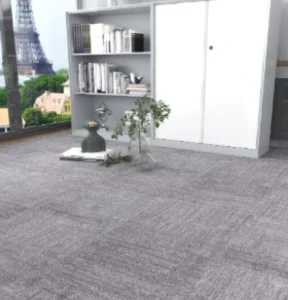 Eco Recyclable Carpet Tile 50*50 PVC Back PET Water Resistant Non Toxic Bulk Resale Co working Space Flooring