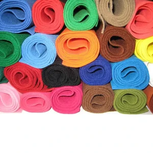 Eco friendly 100% Polyester Needle Punched Non woven Felt Polyester Felt Fabric