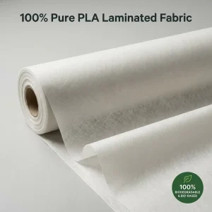 Eco-friendly 80gsm PLA Laminated Fabric 100% Bio-based Biodegradable Non-woven Premium Grade Packaging Agriculture Textile