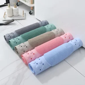 Eco friendly Anti slip Mat Bathroom Plastic Non Slip Floor Mat Soft and Water Absorbent Rugs shower Bath Tub Mat Diatom Mud