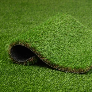 Eco friendly Artificial Turf Carpet Indoor Outdoor Fireproof High Density 30mm Pile Height Green Landscaping Mat Garden