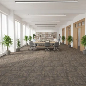 Eco friendly Carpet Tiles PP Hotel Commercial Office Carpet Tiles for Antibacterial