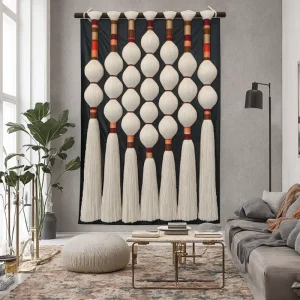 Eco friendly Circular Sphericity Macrame Home Decor Art Wall Hanging Designs Home Decoration Wall Decor for Home Living Room
