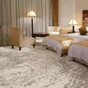 Eco friendly Customized Luxury 5 Star Hotel Wall Wall Carpet 3d Tufted 4m Width Non Slip Stain Resistant Modern Commercial Use