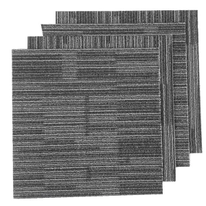 Eco-friendly Muti Pattern Tile Carpet Flooring Plush 60×60 cm Carpet Tile Polypropylene Removable Office Carpet Tile
